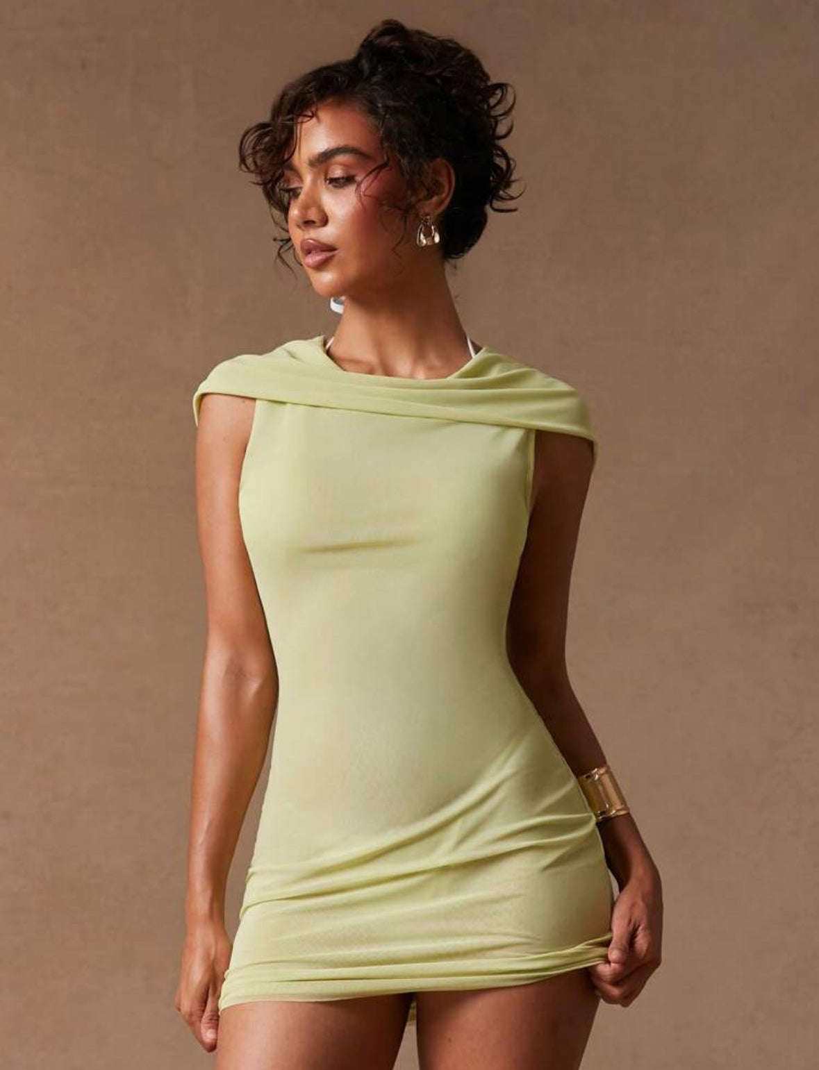 🎀Vestido Corto Verde Claro Playero🎀