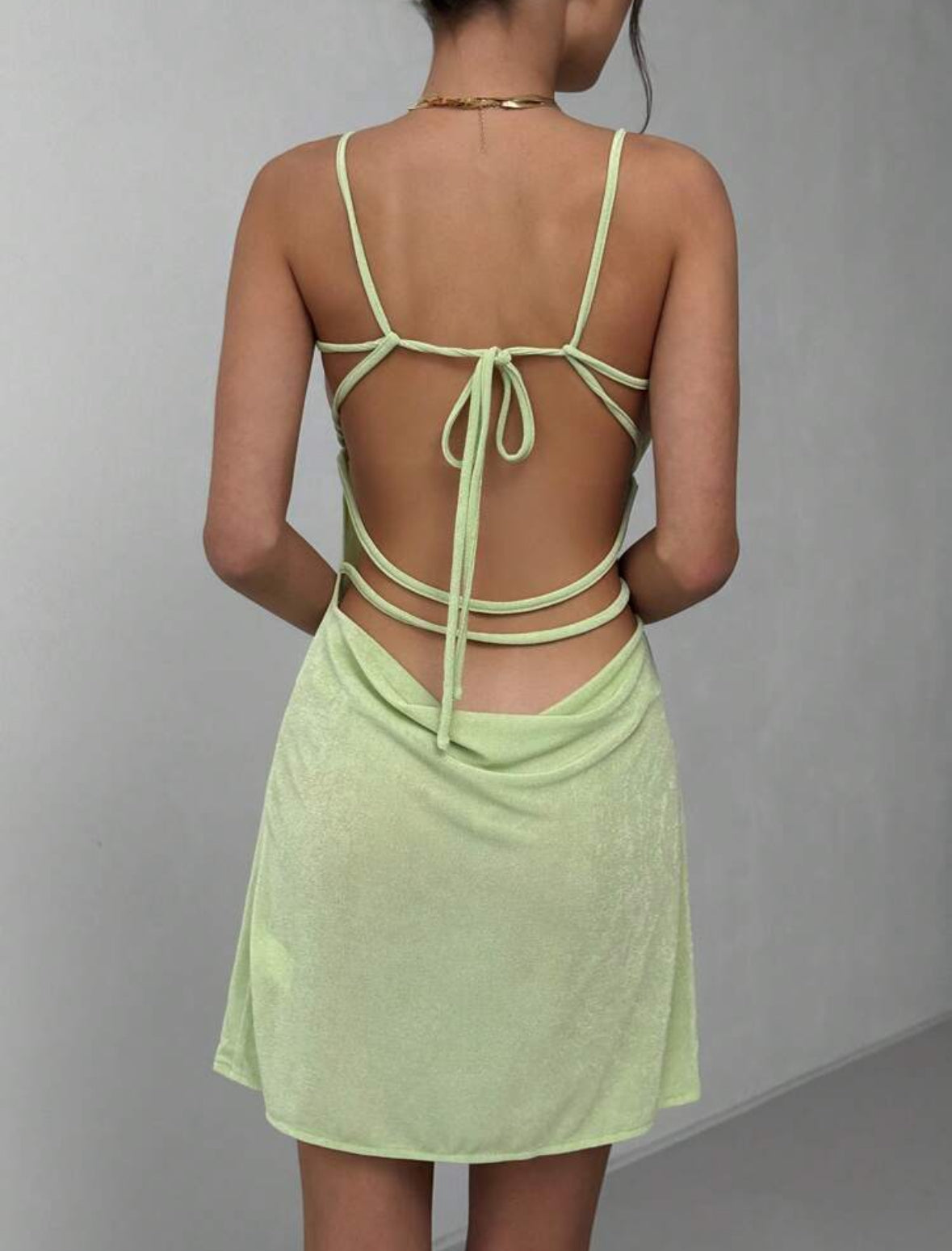 🎀Vestido Verde Claro Coctelero o Playero🎀