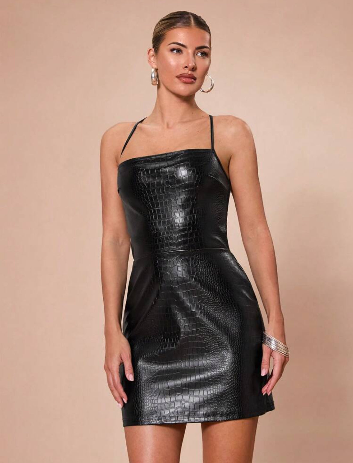 🎀Vestido Tipo Cuero Tela Gruesa🎀