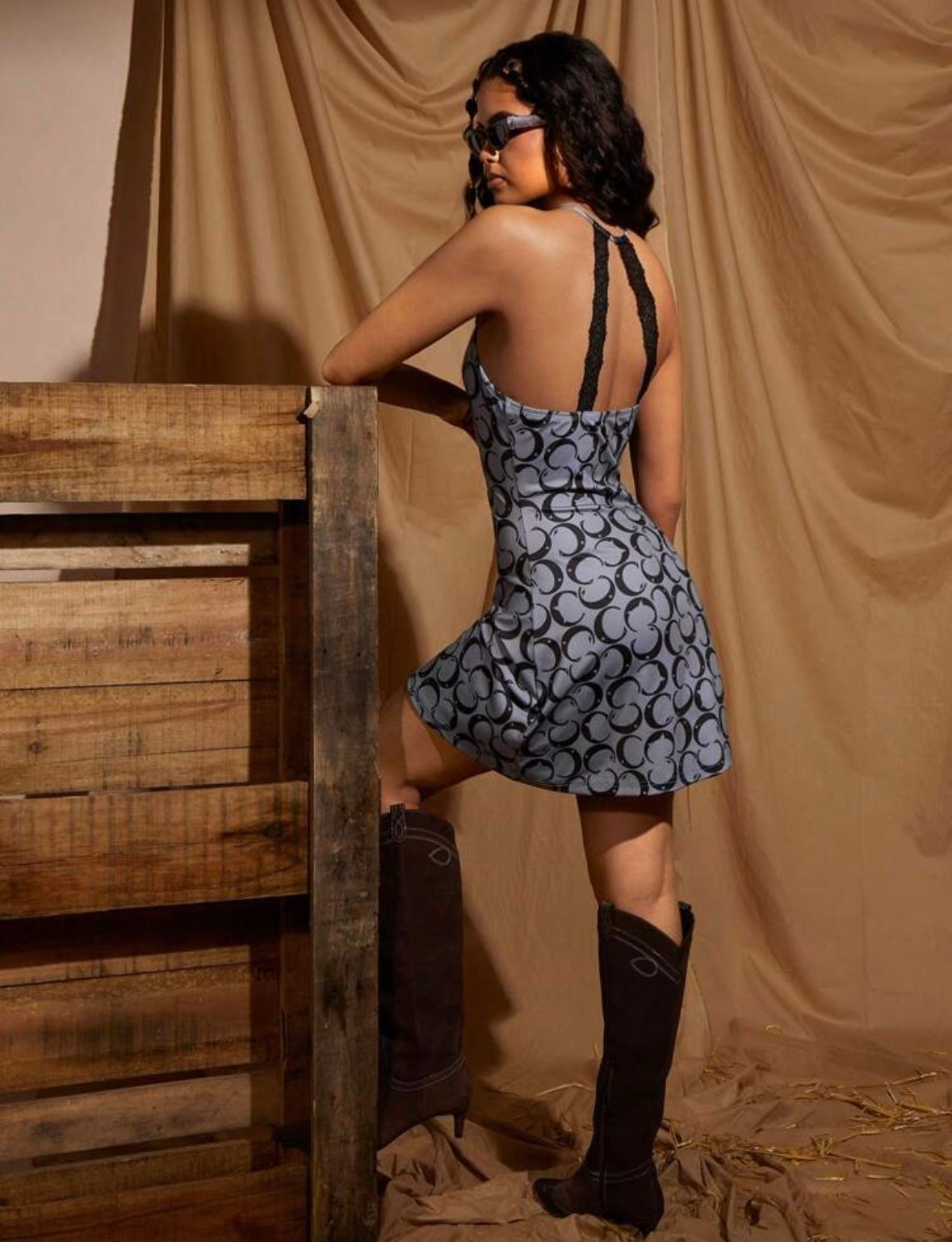 🎀Vestido Gris Letras🎀